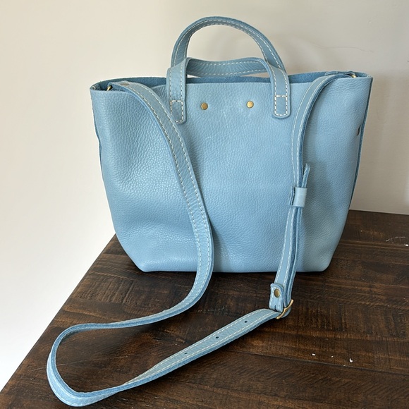 Brand New Portland Leather mini crossbody tote. Dream color - Picture 3 of 4